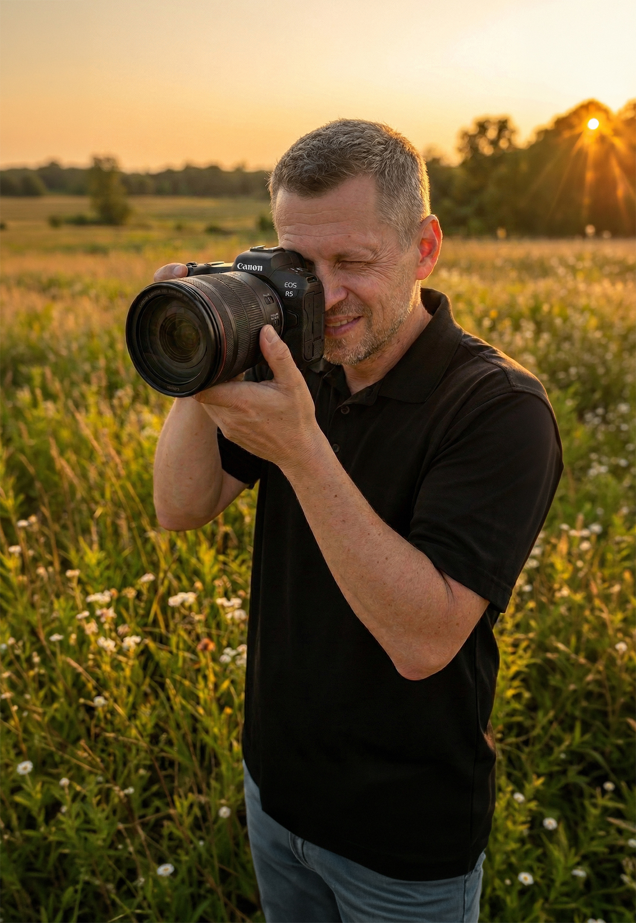 Josh Frantz behind the camera